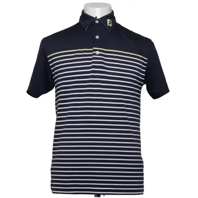 Polo (Bleu, Blanc, Jaune) de Footjoy Élasthane, Polyester