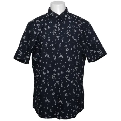Korte mouwen shirt (Blauw) van H&M Man Polyester, Katoen