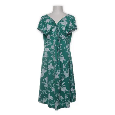 Klänning (Grön, Vit) från Happy Holly Elastan, Polyester