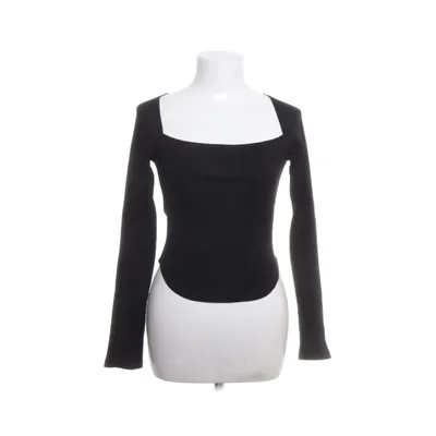 T-shirt à manches longues (Noir) de Queen of Jetlags x NA-KD Élasthane, Viscose