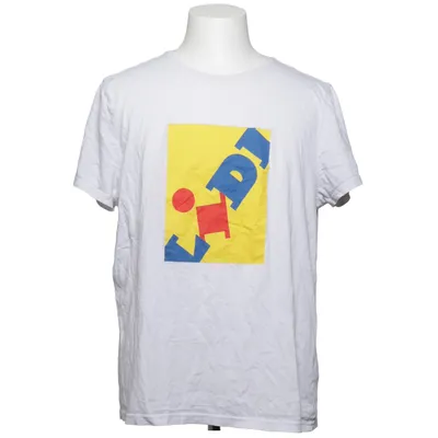 T-shirt (Vit, Flerfärgad) från Lidl Bomull