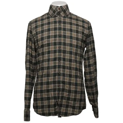 Flannel shirt (Beige, Green) from Castor Pollux Cotton