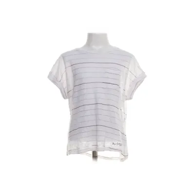 Topp (Vit, Flerfärgad) från Pepe Jeans Linne, Metallfiber, Polyester