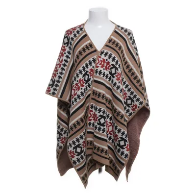 Poncho (White, Multicolored) from Denham Acrylic, Cotton