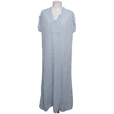Jurk (Blauw, Wit) van Stajl Katoen