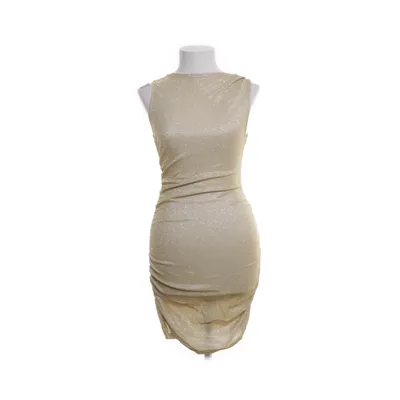 Klänning (Guldfärgad, Beige) från Cider Polyester