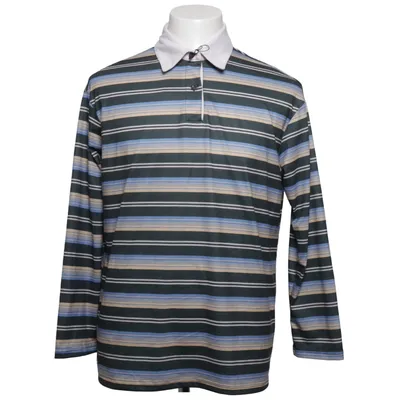 Rugbytröja (Svart, Blå, Beige, Vit) Elastan, Polyester