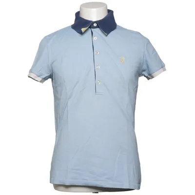 Poloshirt (Blauw) van Circle of Gentlemen Katoen, Elastaan