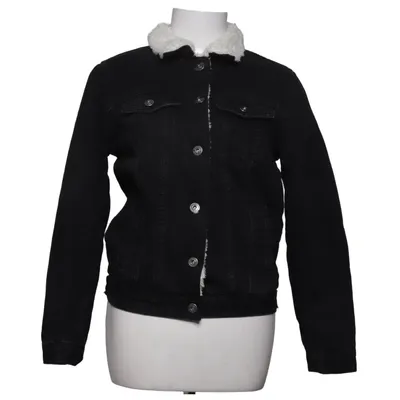 Lined denim jacket (Black) from FB Sister Denim Cotton, Polyester
