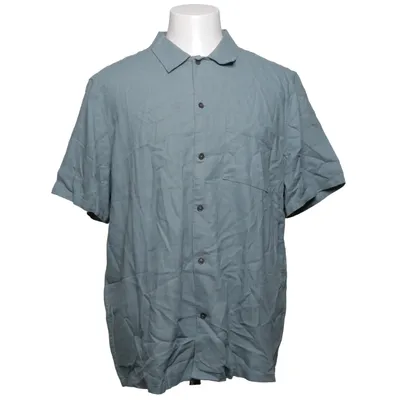 Kortærmet skjorte (Grøn) fra New Look Men Linned, Viscose