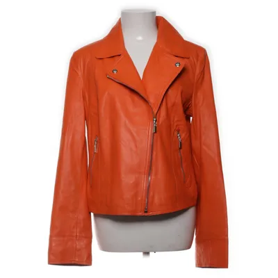 Bikerjacka (Orange) från Studio Ar Skinn