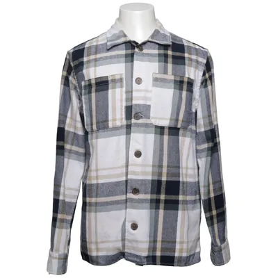 Flanellen overhemd (Wit, Beige, Zwart) van Jack & Jones Originals Katoen, Polyester