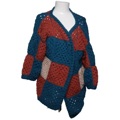 Cardigan (Blå, Rød, Beige)