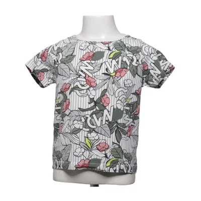 T-shirt (Vit, Flerfärgad) från Warp Bomull, Elastan, Polyester