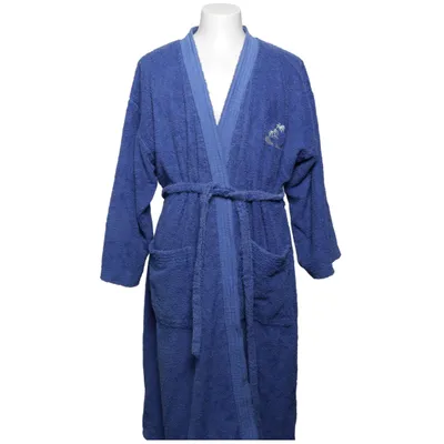 Bathrobe (Blue) from Flamingo Cotton, Polyamide