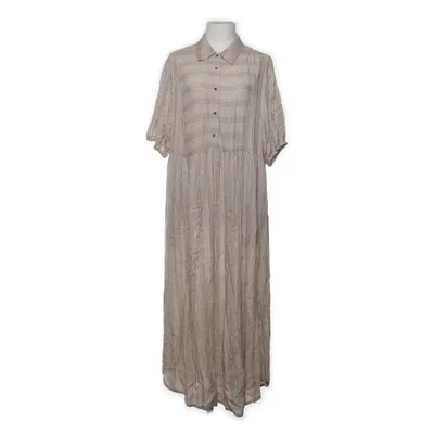 Skjortklänning (Beige, Vit) från Freequent Viskos