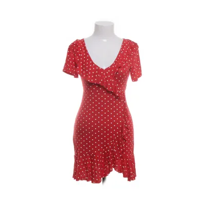 Dress (Red, White) from Boohoo Elastane, Viscose