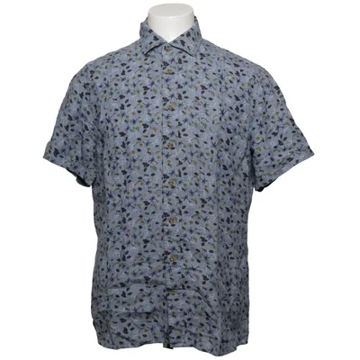 Short sleeve shirt (Blue, Multicolored) from J. Harvest & Frost Linen