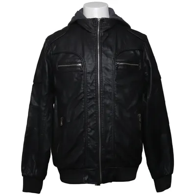 Jacket (Black) from Euro-Star Cotton, Polyester, Viscose