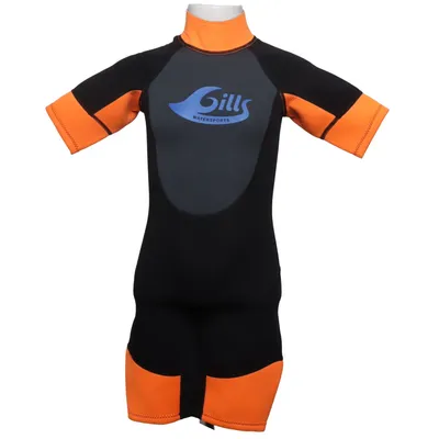 Wetsuit (Black, Orange, Gray) from Gills Polyester