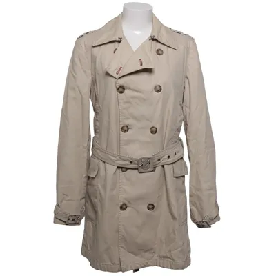 Trenchcoat (Beige) van Junk de Luxe Katoen, Polyurethaan