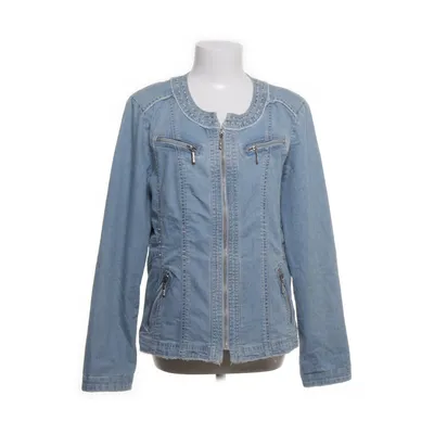 Jeansjacka (Blå, Vit) från Canda C&A Bomull, Elastan, Polyester
