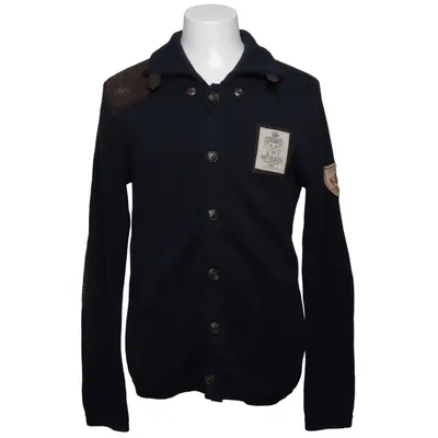 Cardigan (Blauw, Bruin) van Morris Tradition Katoen, Wol