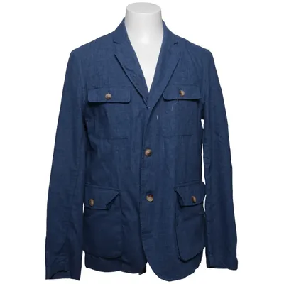 Blazer (Bleu) de Hampton Republic Coton, Lin, Polyester