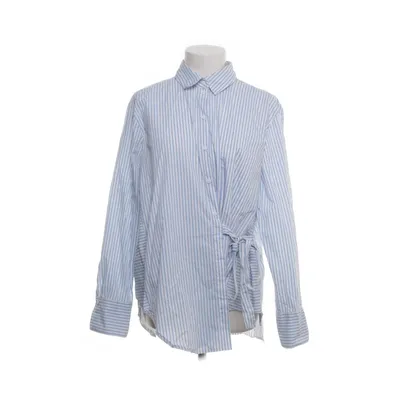 Shirt (Wit, Blauw) van Gerry Weber Edition Katoen, Elastaan, Polyamide