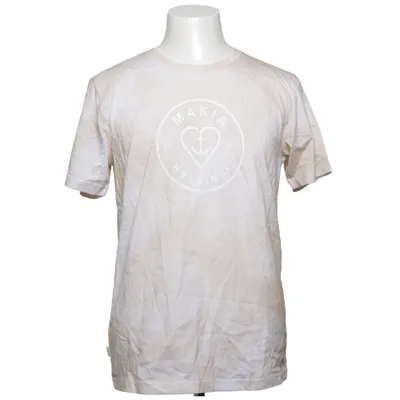 T-shirt (Beige, White) from Makia Organic cotton
