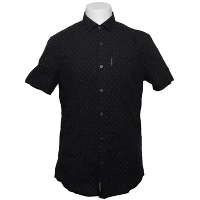 Chemise à manches courtes (Noir, Multicolore) de Armani Exchange Coton
