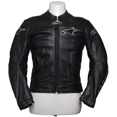 Blouson de moto (Noir) de Alpinestars Cuir, Polyester