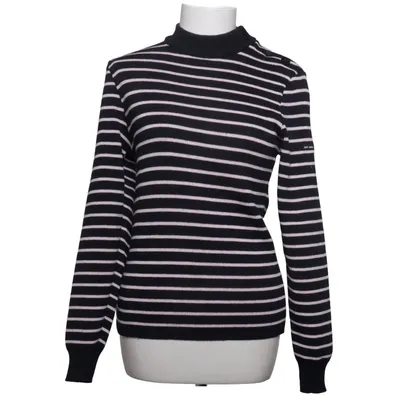 Sweater (Black, White) from Saint James Wool