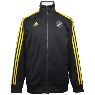 Träningsjacka (Svart, Gul) från Adidas Polyester