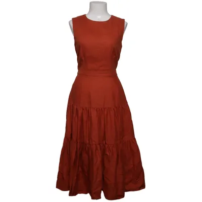 Maxi dress (Orange) from Hobbs Cotton, Linen, Polyester