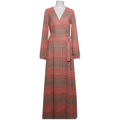 Omlottklänning (Rosa, Brun, Flerfärgad) från YAS Polyester