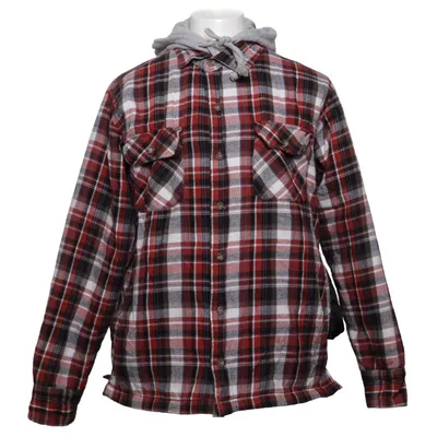 Overshirt (Red, Black, White) from Red Head Cotton, Polyester