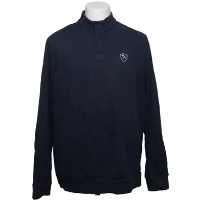 Sweatshirt (Bleu) de Ashworth Coton, Polyester