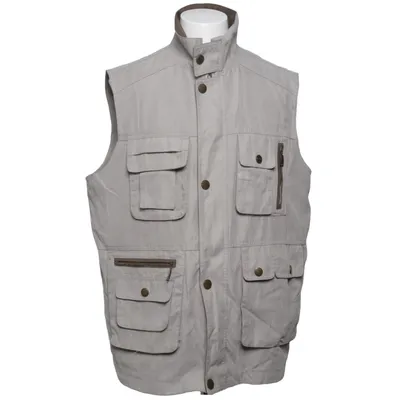 Gilet d'extérieur (Beige, Marron) de Mian Polyamide, Polyester