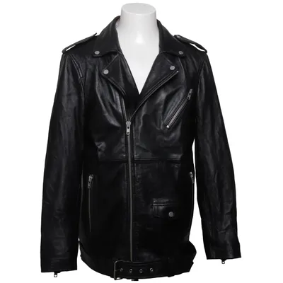 Biker jacket (Black) from Muubaa Cotton, Leather, Polyester
