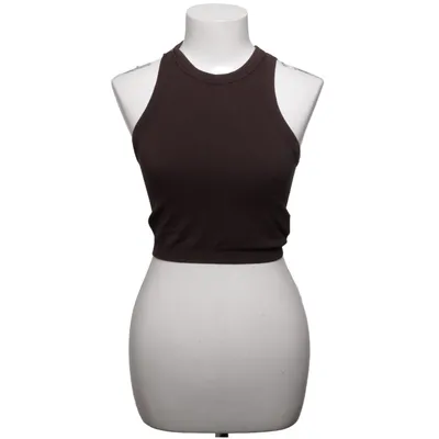 Crop top (Marron) de Stronger Élasthane, Polyamide, Viscose