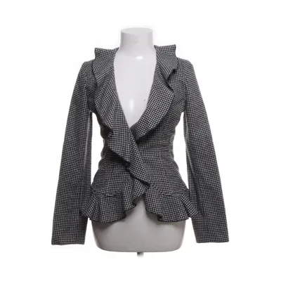Blazer (Sort, Hvid) fra Armani Jeans Bomuld, Polyester, Læder, Uld