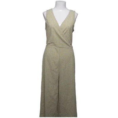 Byxdress (Grön, Vit) från Mango Elastan, Återvunnen polyester