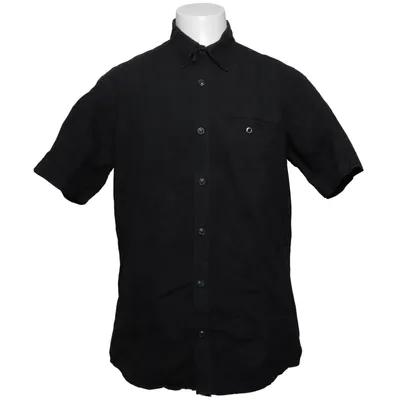Short sleeve shirt (Black) from Angelo Litrico Cotton