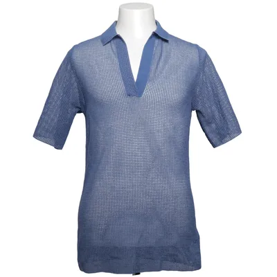 Polo shirt (Blue) from COS Cotton, Polyamide, Polyester
