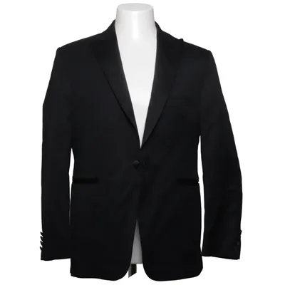 Tuxedo jacket (Black) Elastane, Polyester, Wool