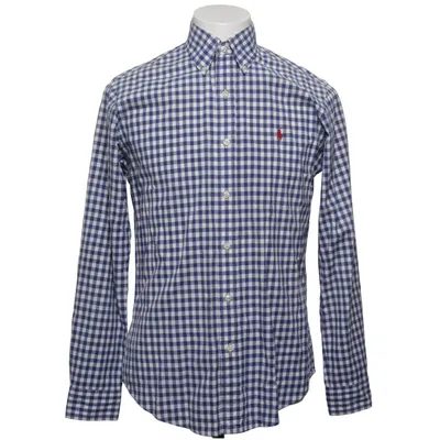 Overhemd (Blauw, Wit) van Ralph Lauren Katoen
