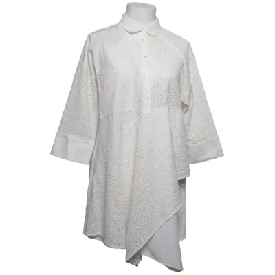Blouse (Wit) van Zara Basic Katoen, Polyester
