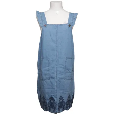 Latzkleid (Blau) von Atelier Reve Baumwolle, Lyocell