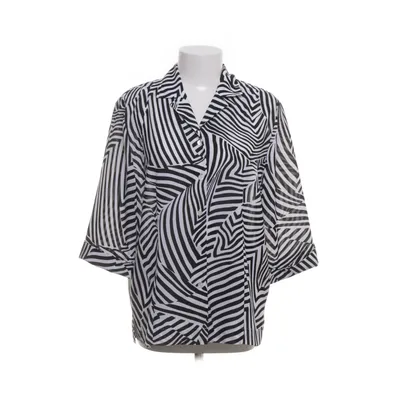 Kortärmad skjorta (Svart, Vit) från Hämmerle Polyester